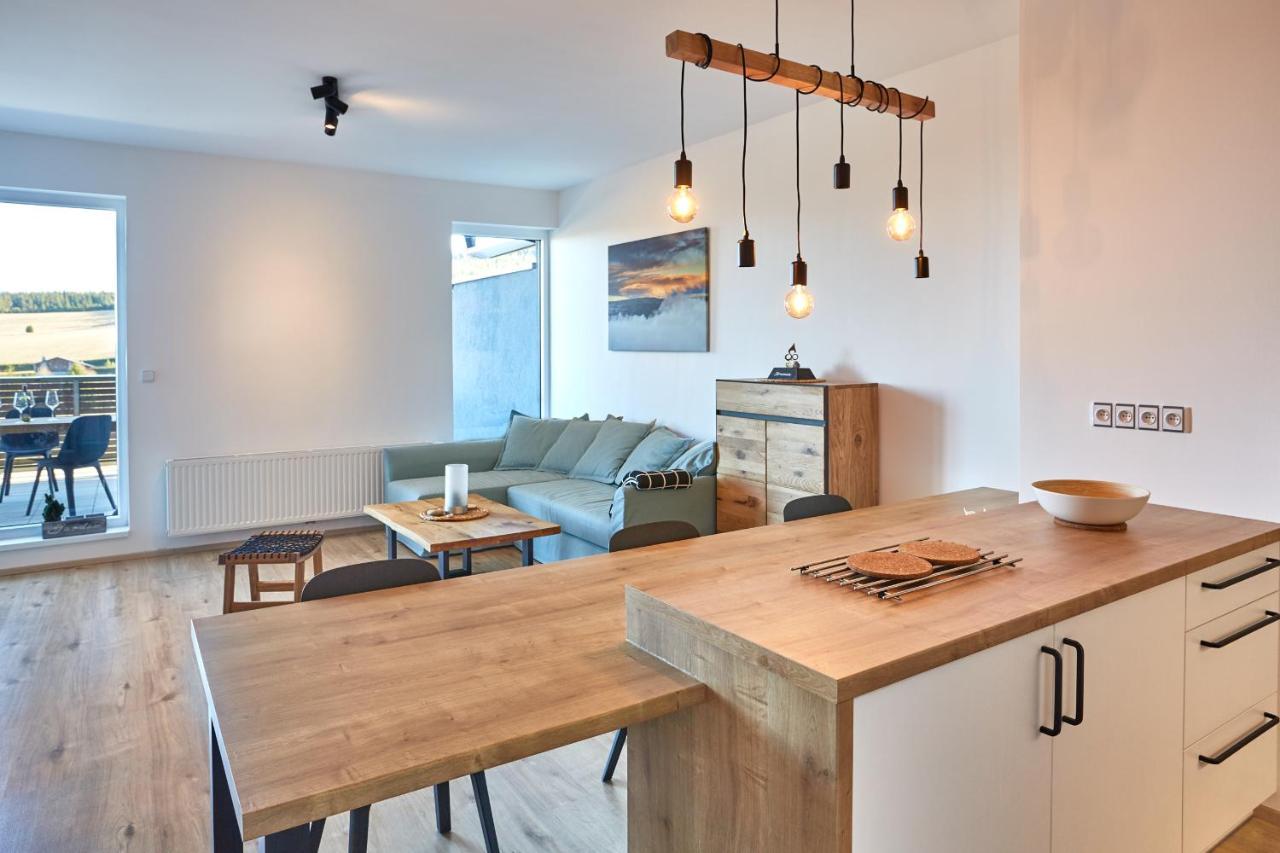 Mountain Apartments Klinovec Hexagon Loučná pod Klínovcem Dış mekan fotoğraf
