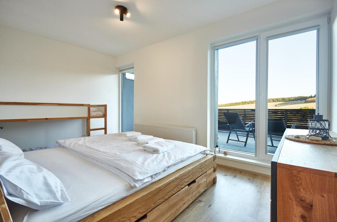 Mountain Apartments Klinovec Hexagon Loučná pod Klínovcem Dış mekan fotoğraf