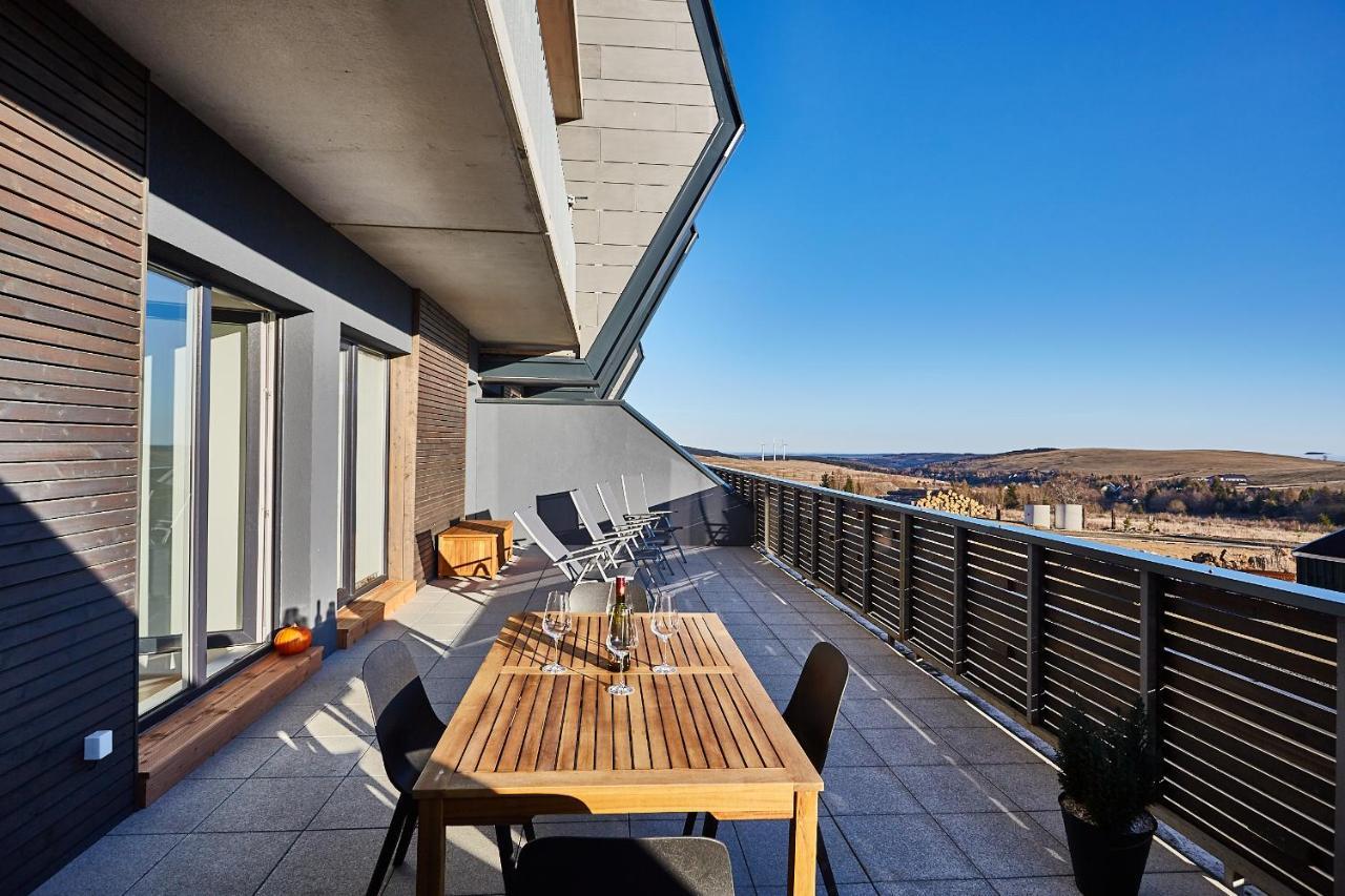 Mountain Apartments Klinovec Hexagon Loučná pod Klínovcem Dış mekan fotoğraf