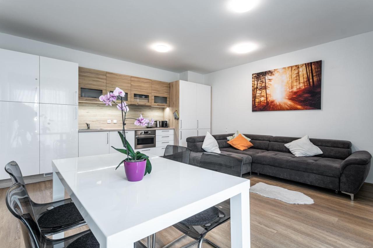 Mountain Apartments Klinovec Hexagon Loučná pod Klínovcem Dış mekan fotoğraf
