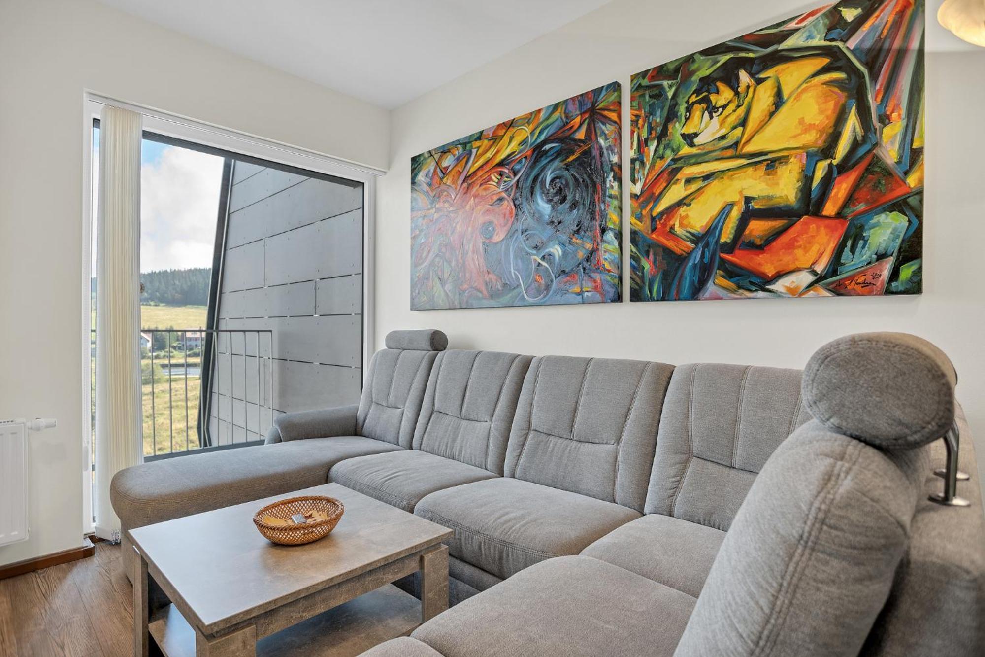 Mountain Apartments Klinovec Hexagon Loučná pod Klínovcem Dış mekan fotoğraf
