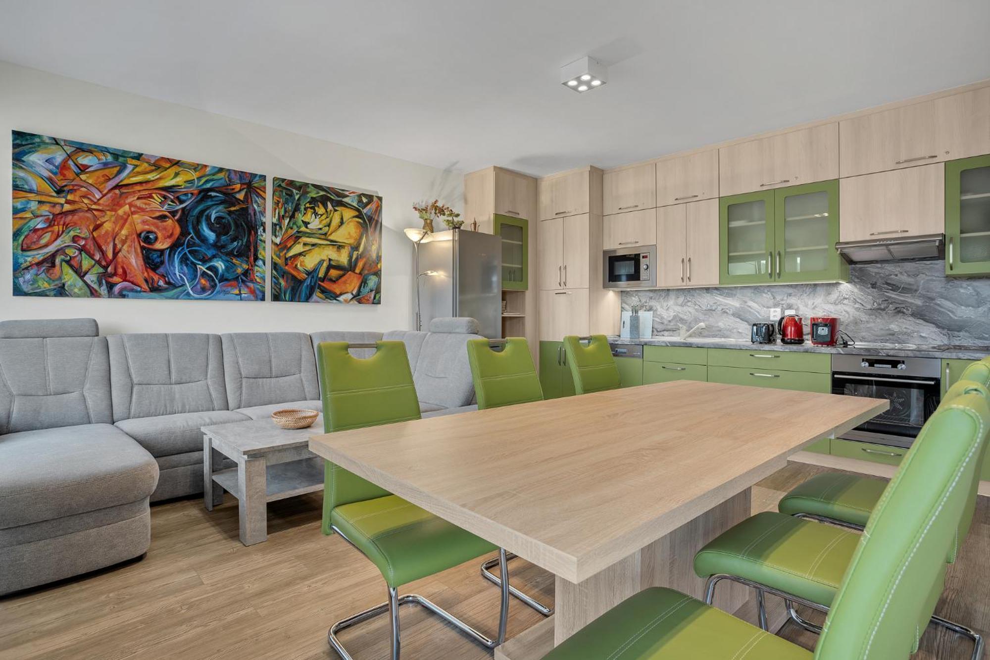 Mountain Apartments Klinovec Hexagon Loučná pod Klínovcem Dış mekan fotoğraf