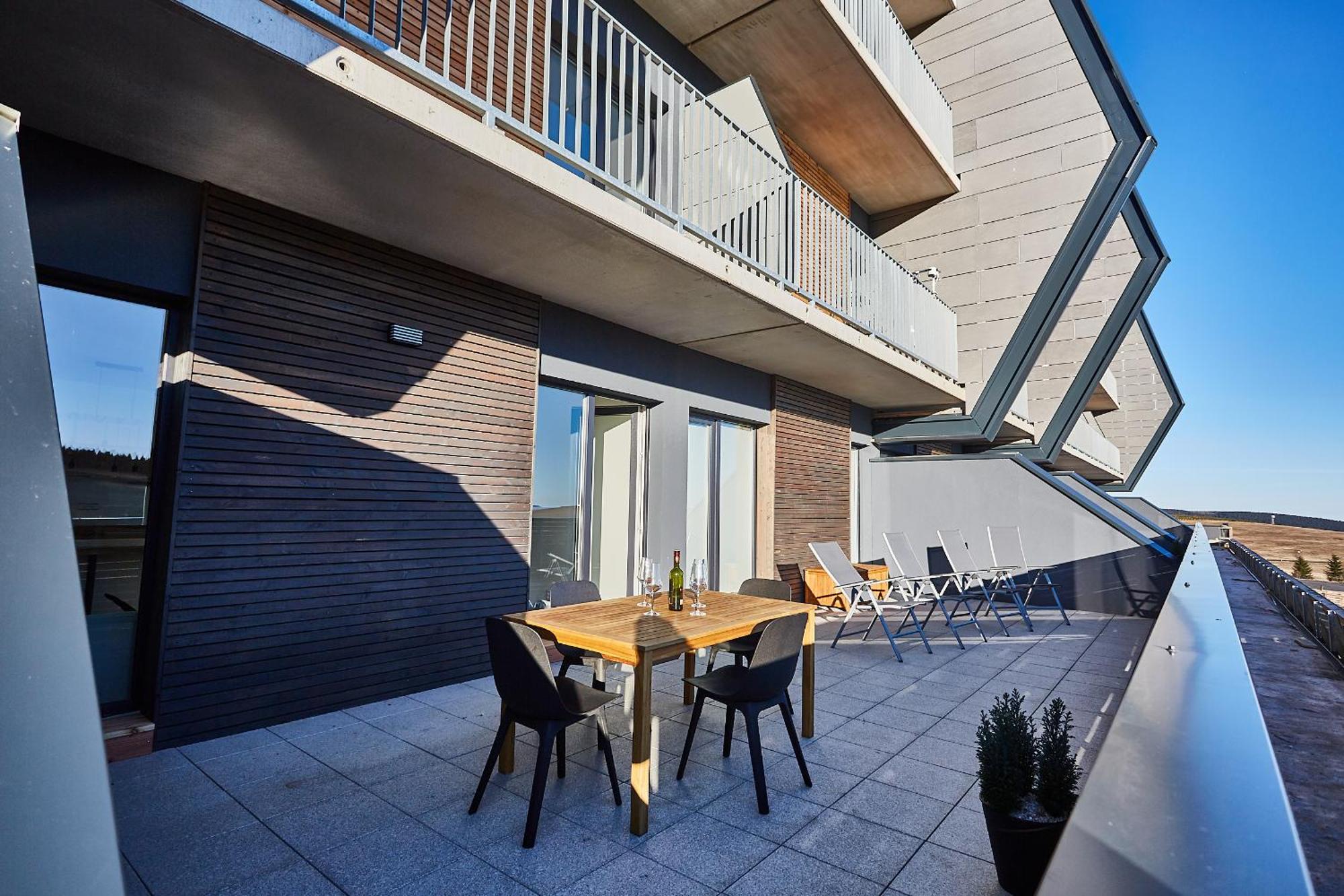 Mountain Apartments Klinovec Hexagon Loučná pod Klínovcem Oda fotoğraf