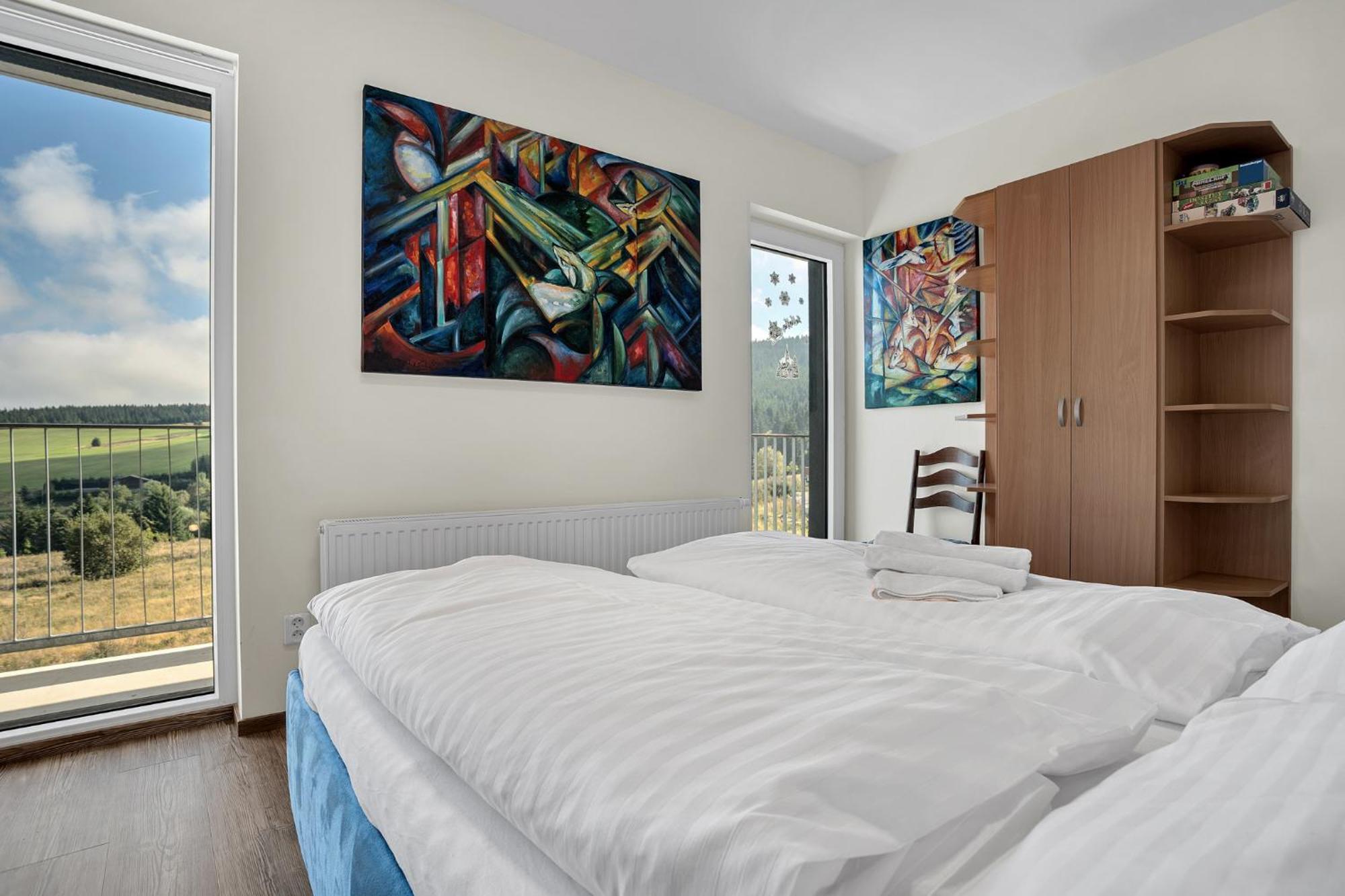 Mountain Apartments Klinovec Hexagon Loučná pod Klínovcem Dış mekan fotoğraf