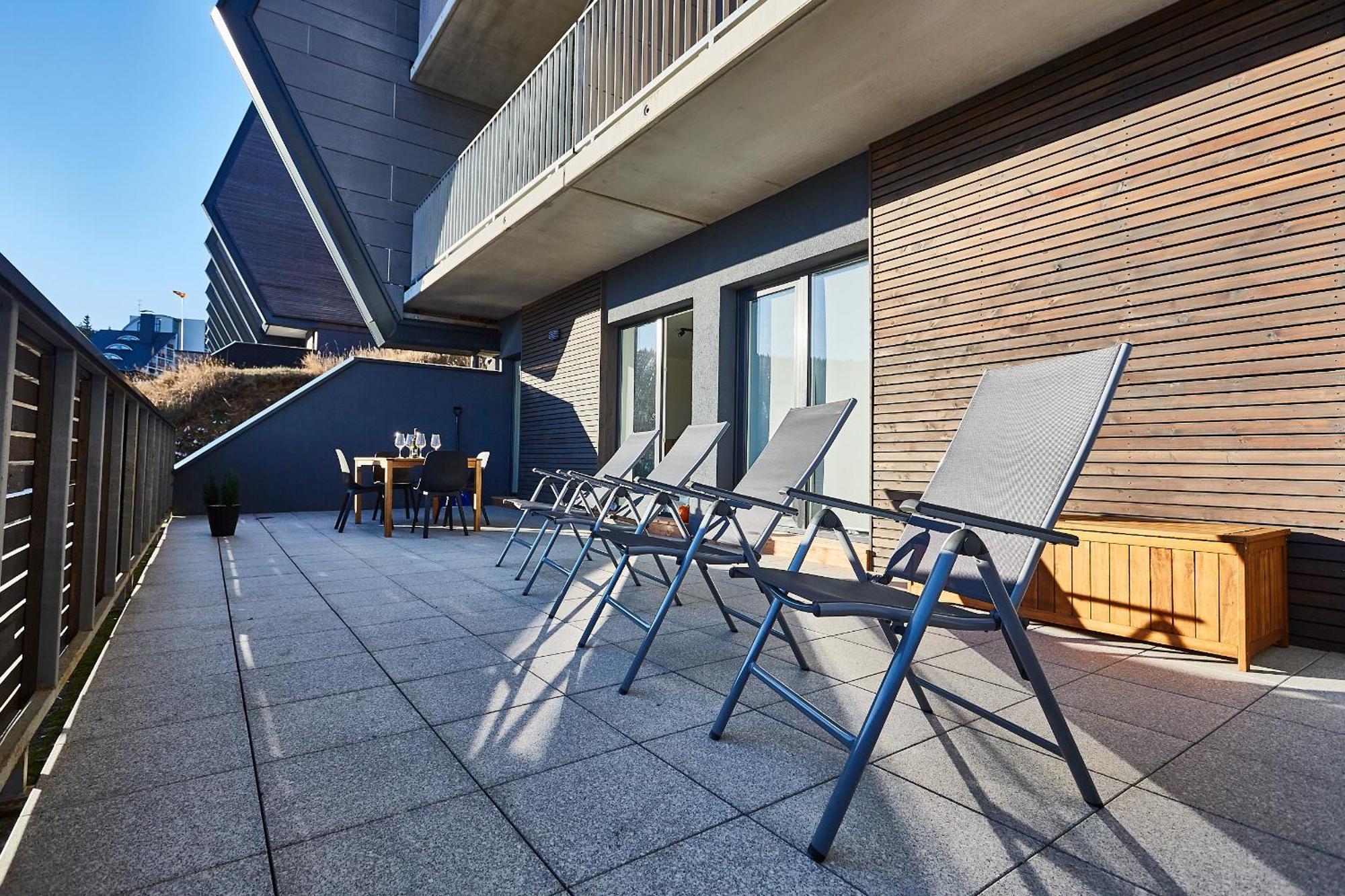 Mountain Apartments Klinovec Hexagon Loučná pod Klínovcem Oda fotoğraf